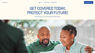  website templates - Insurance Firm (Bright)